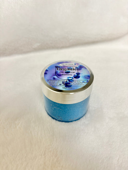 Blueberry lip scrub