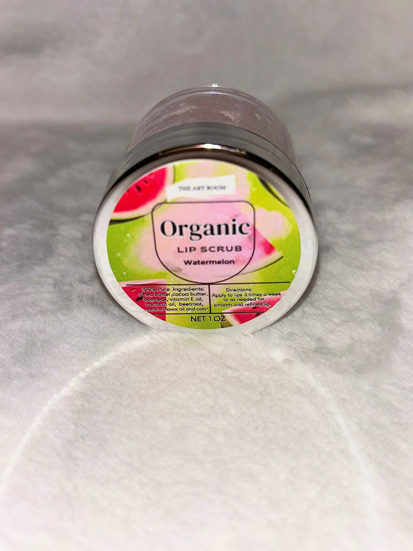 Watermelon lip scrub